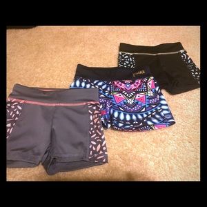 Justice - Girls Athletic Cheer Dance Shorts